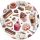 Desszert Coffee and Sweets papírtányér 8 db-os 18 cm