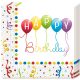 Happy Birthday Streamers szalvéta 20 db-os 33x33 cm