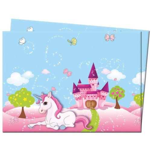 Unicorn Castle, Unikornis Műanyag Asztalterítő 120*180 cm