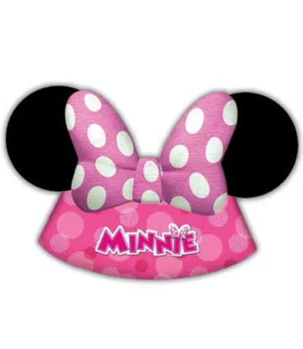 Disney Minnie Junior parti kalap, csákó 6 db-os