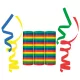 Színes Mixed szerpentin 3 db-os
