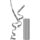 Ezüst Metallic szerpentin