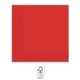 Piros Unicolour Red szalvéta 20 db-os 33x33 cm FSC