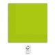 Zöld Unicolour Light Green szalvéta 20 db-os 33x33 cm FSC