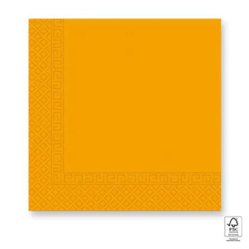 Sárga Unicolour Yellow szalvéta 20 db-os 33x33 cm FSC