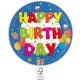 Happy Birthday Kokliko papírtányér 8 db-os 23 cm FSC
