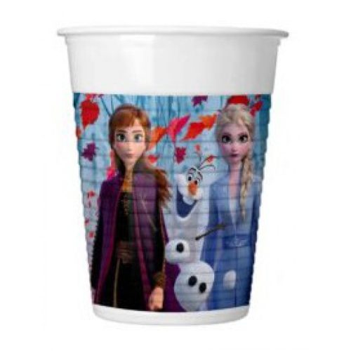 Disney Jégvarázs Leaf műanyag pohár 8 db-os 200 ml