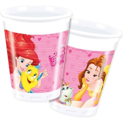 Disney Hercegnők Live Your Story műanyag pohár 8 db-os 200 ml