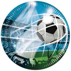 Focis Soccer Fans papírtányér 8 db-os 23 cm FSC