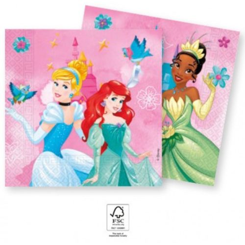 Disney Hercegnők Live Your Story szalvéta 20 db-os 33x33 cm FSC