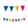 Színes Multicolor zászlófüzér FSC 2,3 m