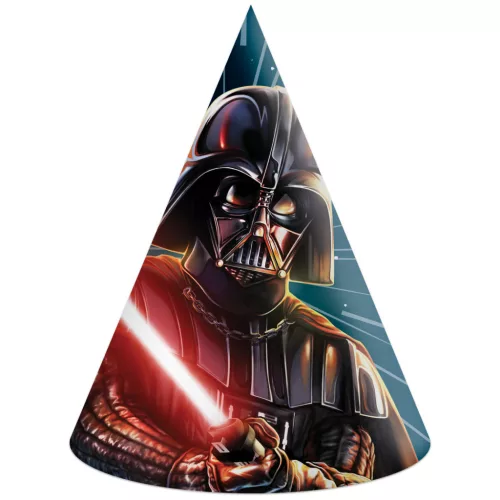 Star Wars Galaxy parti kalap, csákó 6 db-os FSC