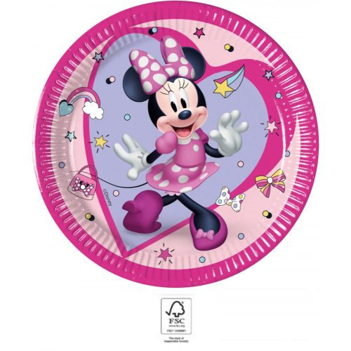 Disney Minnie Junior papírtányér 8 db-os 20 cm FSC