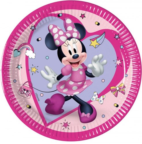 Disney Minnie Junior papírtányér 8 db-os 20 cm FSC