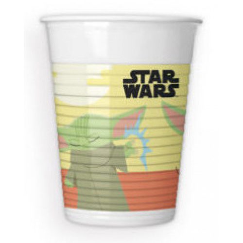 Star Wars The Mandalorian műanyag pohár 8 db-os 200 ml
