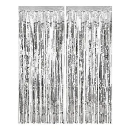 Silver Curtains, Ezüst ajtónyílásba való függöny 2 m