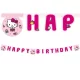 Hello Kitty Fashion Happy Birthday felirat FSC 2 m