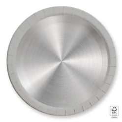   Ezüst Next Generation Silver papírtányér 8 db-os 23 cm FSC