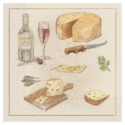 Kóstoló Gourmet Cheese szalvéta 20 db-os 33x33 cm FSC