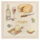 Kóstoló Gourmet Cheese szalvéta 20 db-os 33x33 cm FSC