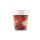 Karácsonyi Holly Poinsettia papír pohár 8 db-os 200 ml FSC