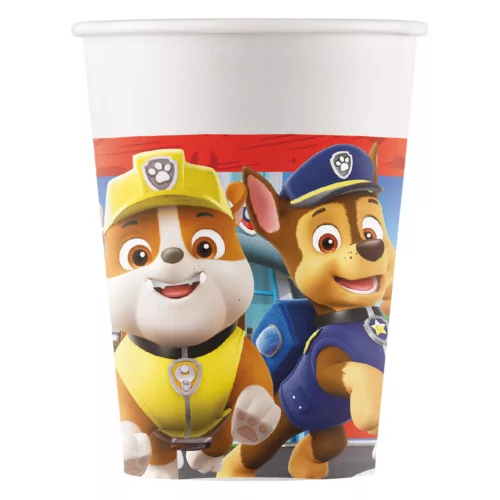 Mancs Őrjárat Rescue Heroes papír pohár 8 db-os 200 ml FSC