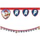 Mancs Őrjárat Rescue Heroes Happy Birthday felirat FSC 2 m