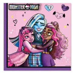 Monster High Friends szalvéta 20 db-os 33x33 cm FSC