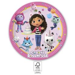 Gabi babaháza Friends papírtányér 8 db-os 23 cm FSC