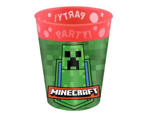 Minecraft micro prémium műanyag pohár 250 ml