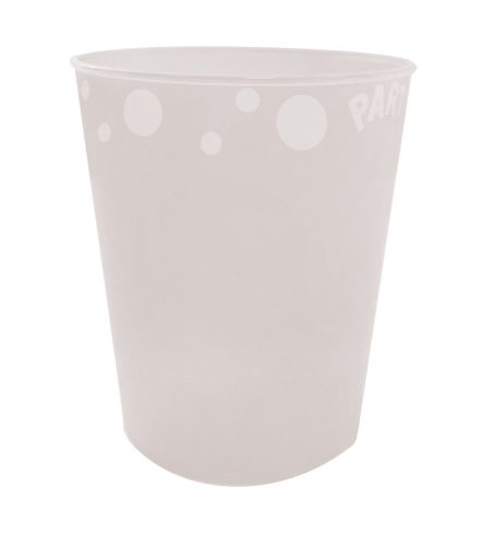 White, Fehér micro prémium műanyag pohár 250 ml