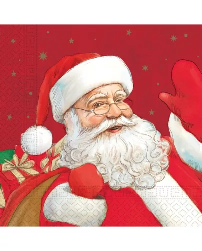 Karácsonyi Santa Claus szalvéta 20 db-os 33x33 cm FSC