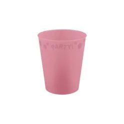   Rózsaszín Pastel Pink micro prémium műanyag pohár 250 ml