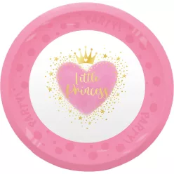   Hercegnők Little Princess micro prémium műanyag lapostányér 4 db-os szett 21 cm