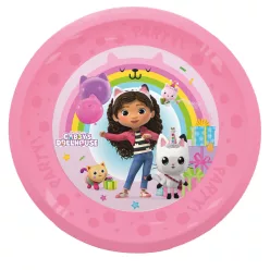   Gabi babaháza Friends micro prémium műanyag lapostányér 4 db-os szett 21 cm