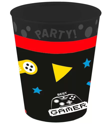 Gaming Party micro prémium műanyag pohár szett 4 db-os 250 ml