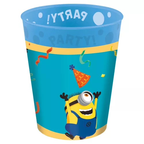 Minyonok The Rise of Gru micro prémium műanyag pohár szett 4 db-os 250 ml