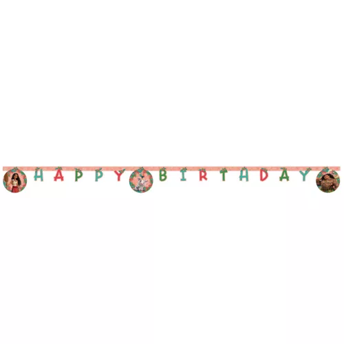 Disney Vaiana Sailing Spirit Happy Birthday felirat FSC 2 m