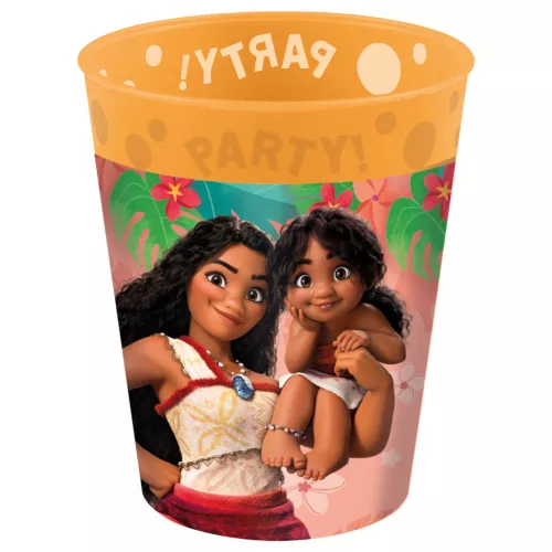 Disney Vaiana Sailing Spirit micro prémium műanyag pohár szett 4 db-os 250 ml