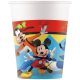 Disney Mickey Jump Into Fun papír pohár 8 db-os 200 ml FSC