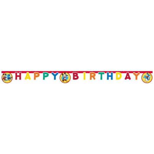 Disney Mickey Jump Into Fun Happy Birthday felirat FSC 2 m