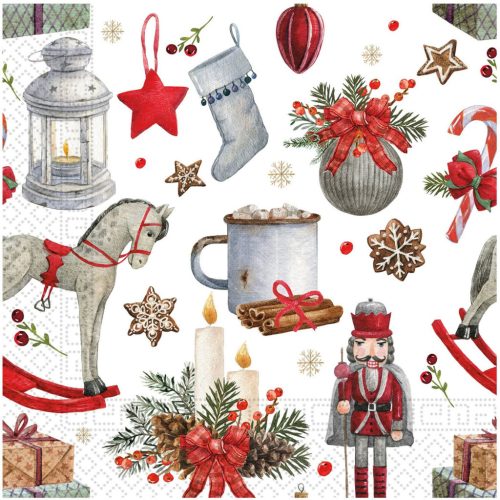 Karácsony Decorations szalvéta 20 db-os 33x33 cm FSC