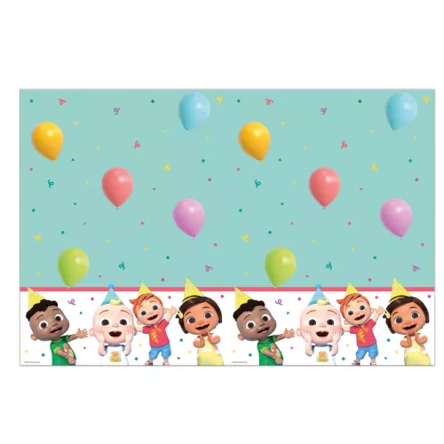 CoComelon Birthday műanyag asztalterítő 120x180 cm