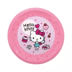   Hello Kitty Fashion micro prémium műanyag lapostányér 4 db-os szett 21 cm