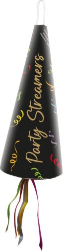 Színes Multicolor szerpentín kilövő