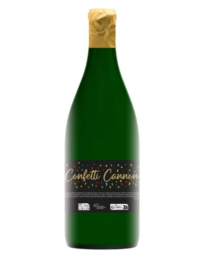 Színes Bottle konfetti kilövő 28 cm