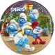 Hupikék törpikék Joyful papírtányér 8 db-os 20 cm FSC