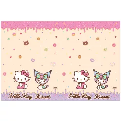 Hello Kitty Kuromi műanyag asztalterítő 120x180 cm