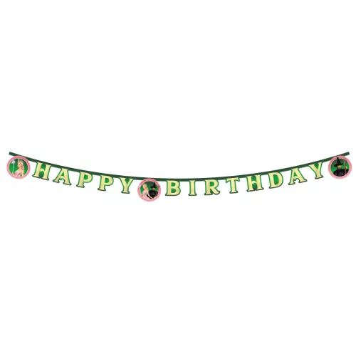 Wicked For Good Happy Birthday felirat 200 cm FSC