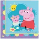 Peppa malac With Love szalvéta 20 db-os 33x33 cm FSC